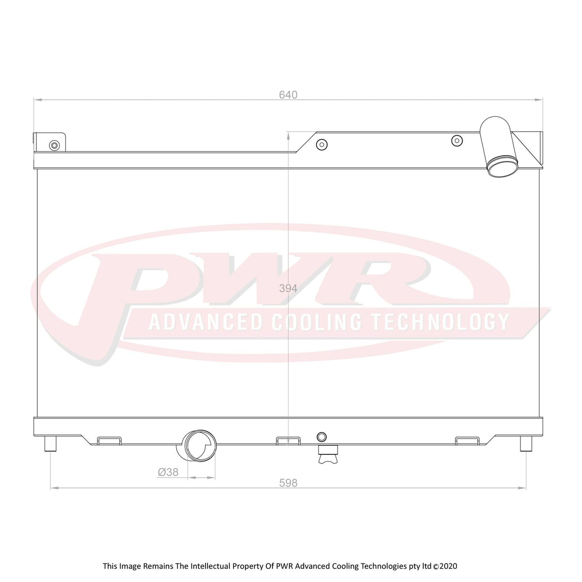Fd Rx7 Lower Radiator Support Mazda RX7 FD Series 6-8 (1992-2002) 42mm Radiator – PWR Advanced ...