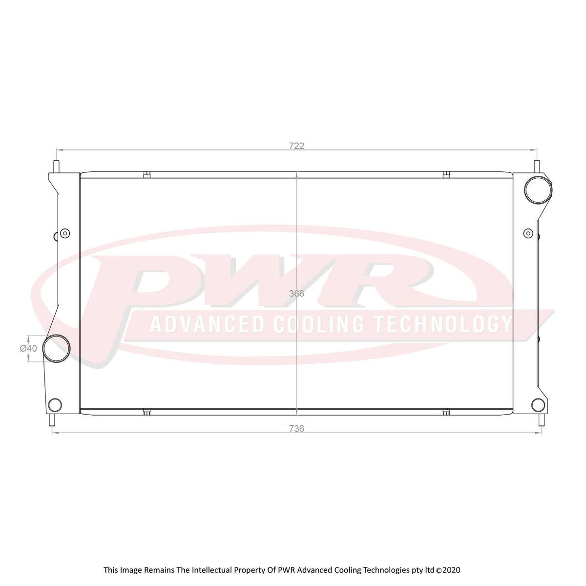 Gt86 Rear Mount Radiator Subaru BRZ / Toyota GT86 (2012+) 26mm Closemesh Radiator – PWR Advanced ...