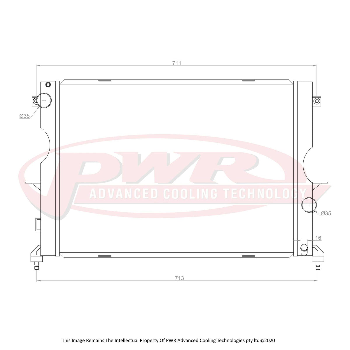 Discovery Ii Radiator Land Rover Discovery 2 TD5 (1998-2004) 55mm Radiator – PWR Advanced ...